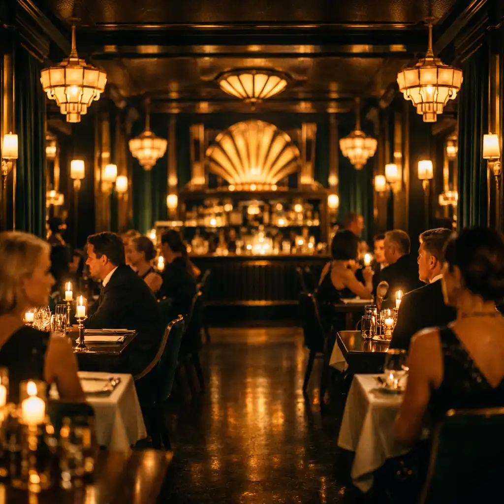 Elegancki wieczór w restauracji