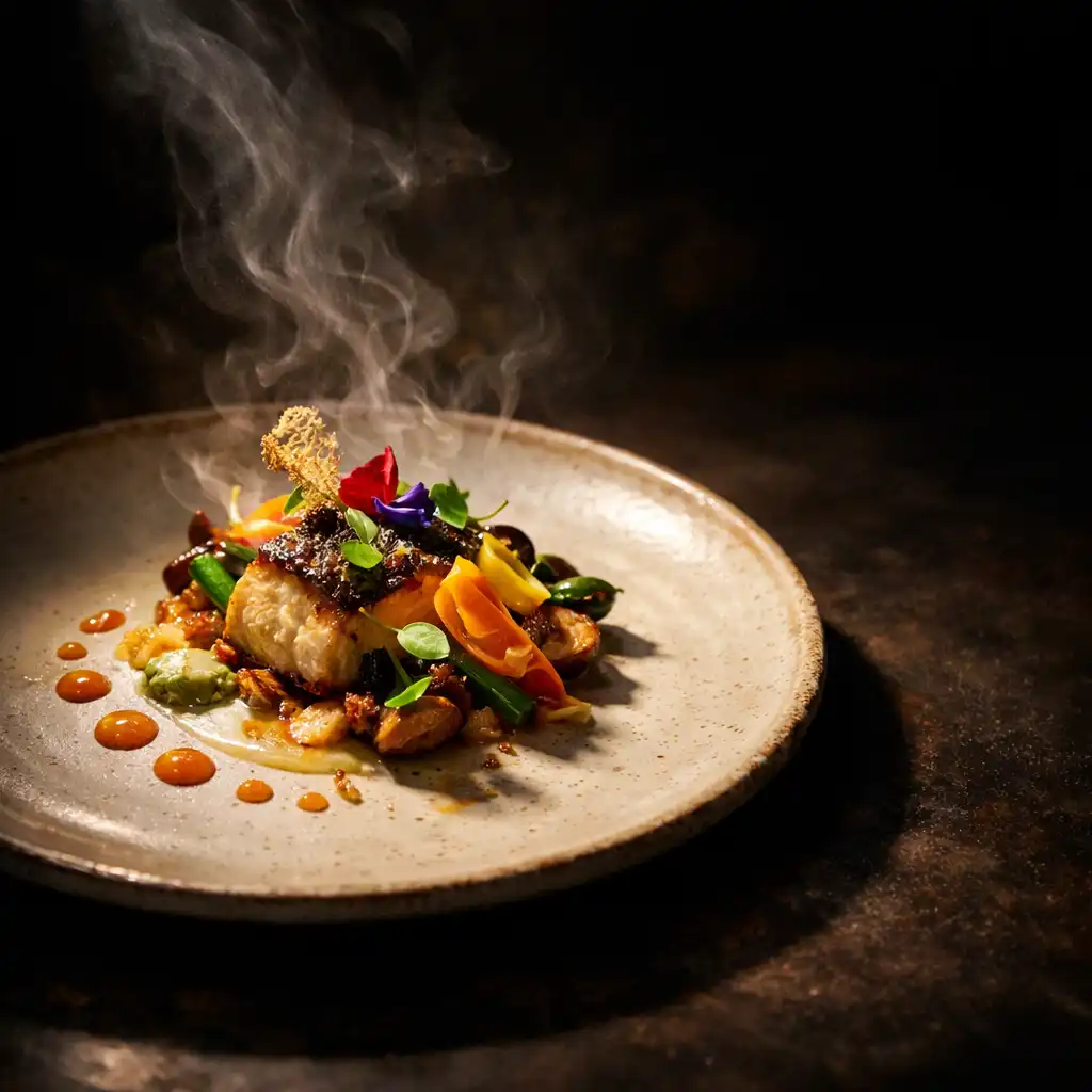Autorskie danie fine dining